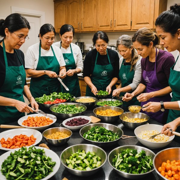 Comment organiser des ateliers de cuisine saine pour les personnes à faible revenu?